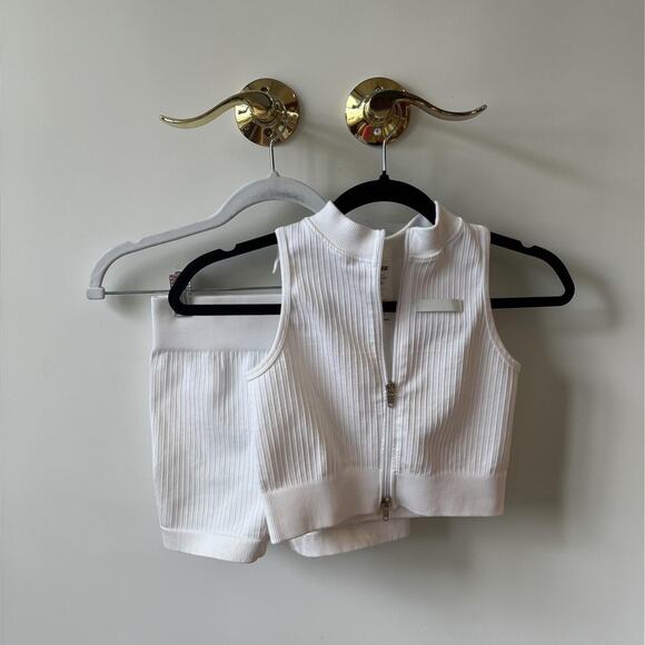 Bo+Tee Pants - Botee white workout set workout